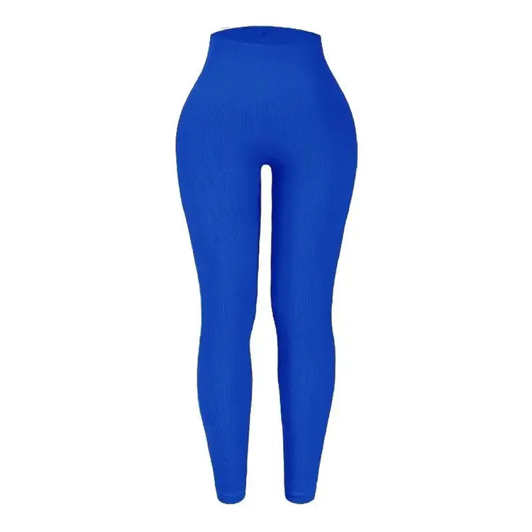 LUXEHAEVEN Seamless Knit Yoga Leggings