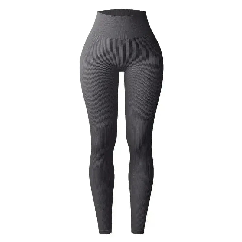 LUXEHAEVEN Seamless Knit Yoga Leggings