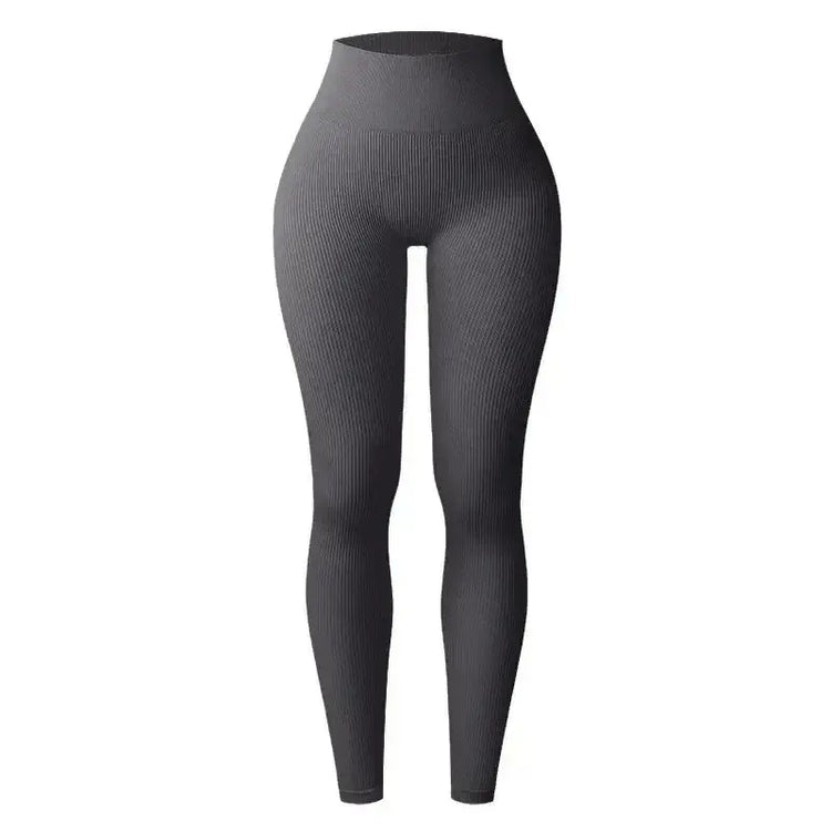 LUXEHAEVEN Seamless Knit Yoga Leggings