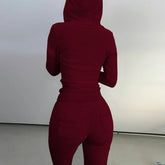 LUXEHAEVEN Elegant Velvet 3 Piece Set for Women