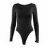 LUXEHAEVEN Square Neck Y2K Bodysuit