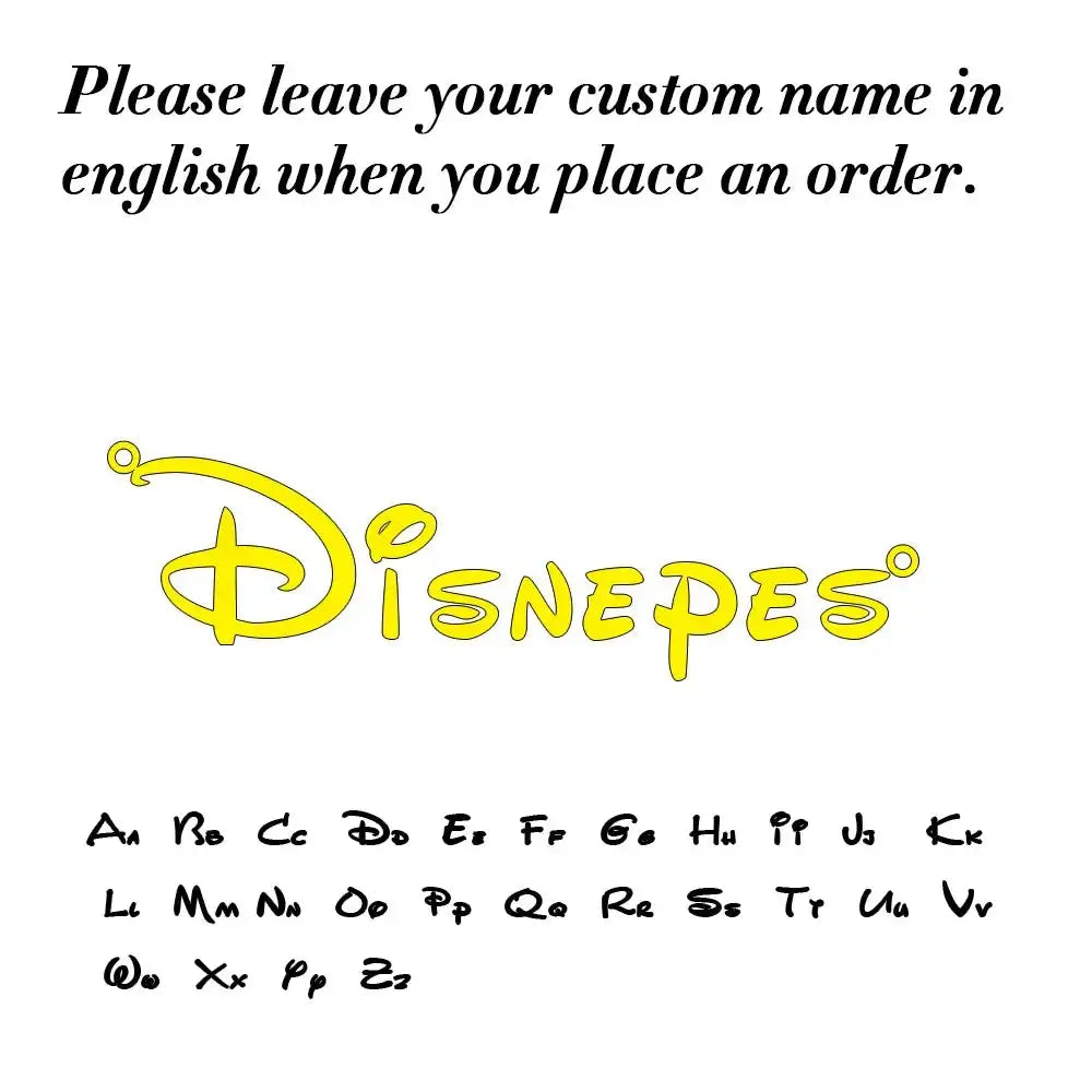 LUXEHAEVEN Custom Name Necklace for Women Personalised Cursive Letter Pendant Stainless Steel Jewelry