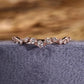 Lab Grown Diamond 14K Solid Gold Brilliant Cut Yellow Gold Curved Eternity Anniversary Dainty Stacking Wedding Band IGI
