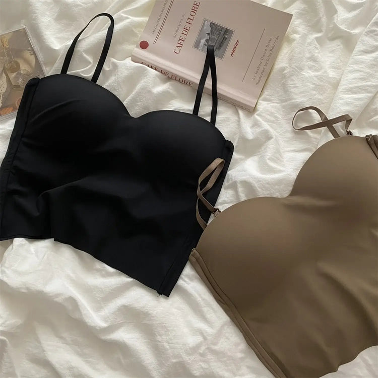 LUXEHAEVEN U-Back Seamless Gym Top