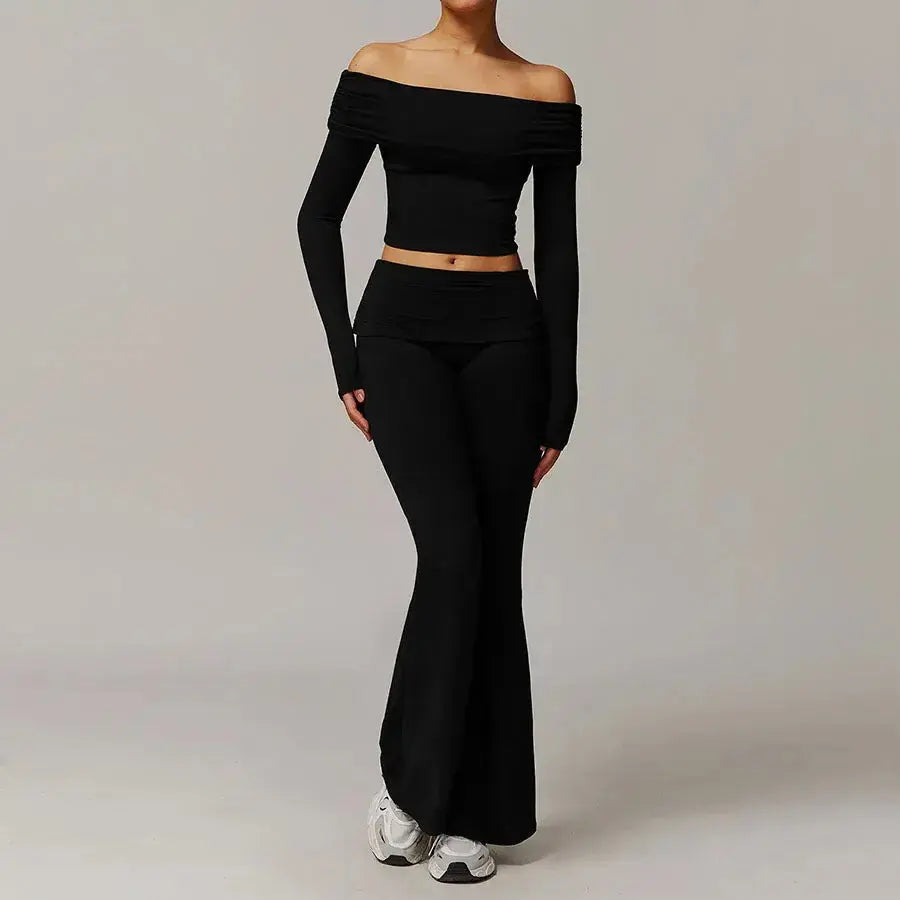 LUXEHAEVEN Yoga Set - 2 Piece Women Fitness Outfits
