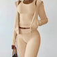 LUXEHAEVEN Elegant Velvet 3 Piece Set for Women