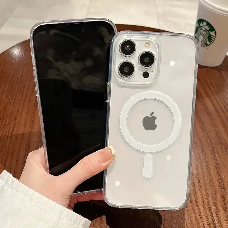 LUXEHAEVEN Wireless Charge Case For iPhone 11 12 13 14 15 16 17 Air Pro Max Plus