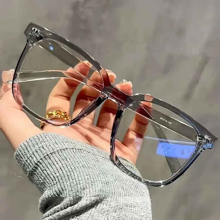 LUXEHAEVEN Square Frame Glasses Set