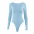 LUXEHAEVEN Square Neck Y2K Bodysuit