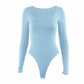 LUXEHAEVEN Square Neck Y2K Bodysuit
