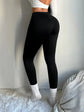 LUXEHAEVEN V-Waist Yoga Pants - High Rise & Slim Fit