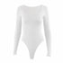 LUXEHAEVEN Square Neck Y2K Bodysuit