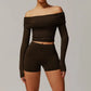 LUXEHAEVEN Yoga Set - 2 Piece Women Fitness Outfits