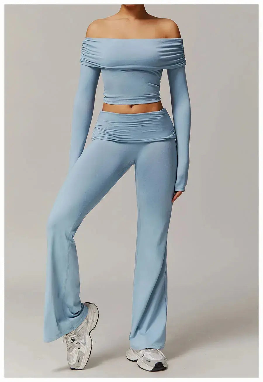 LUXEHAEVEN Yoga Set - 2 Piece Women Fitness Outfits