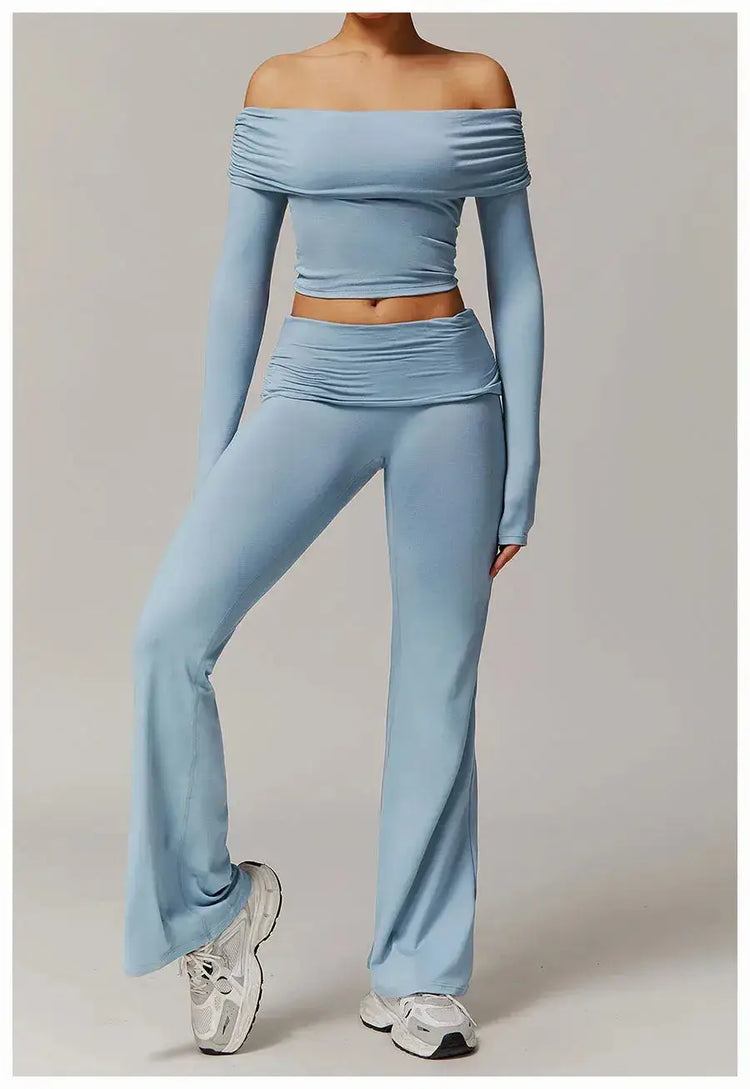 LUXEHAEVEN Yoga Set - 2 Piece Women Fitness Outfits