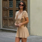 LUXEHAEVEN Knitted Mini Dress - Elegant Summer Style