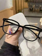 LUXEHAEVEN Square Frame Glasses Set