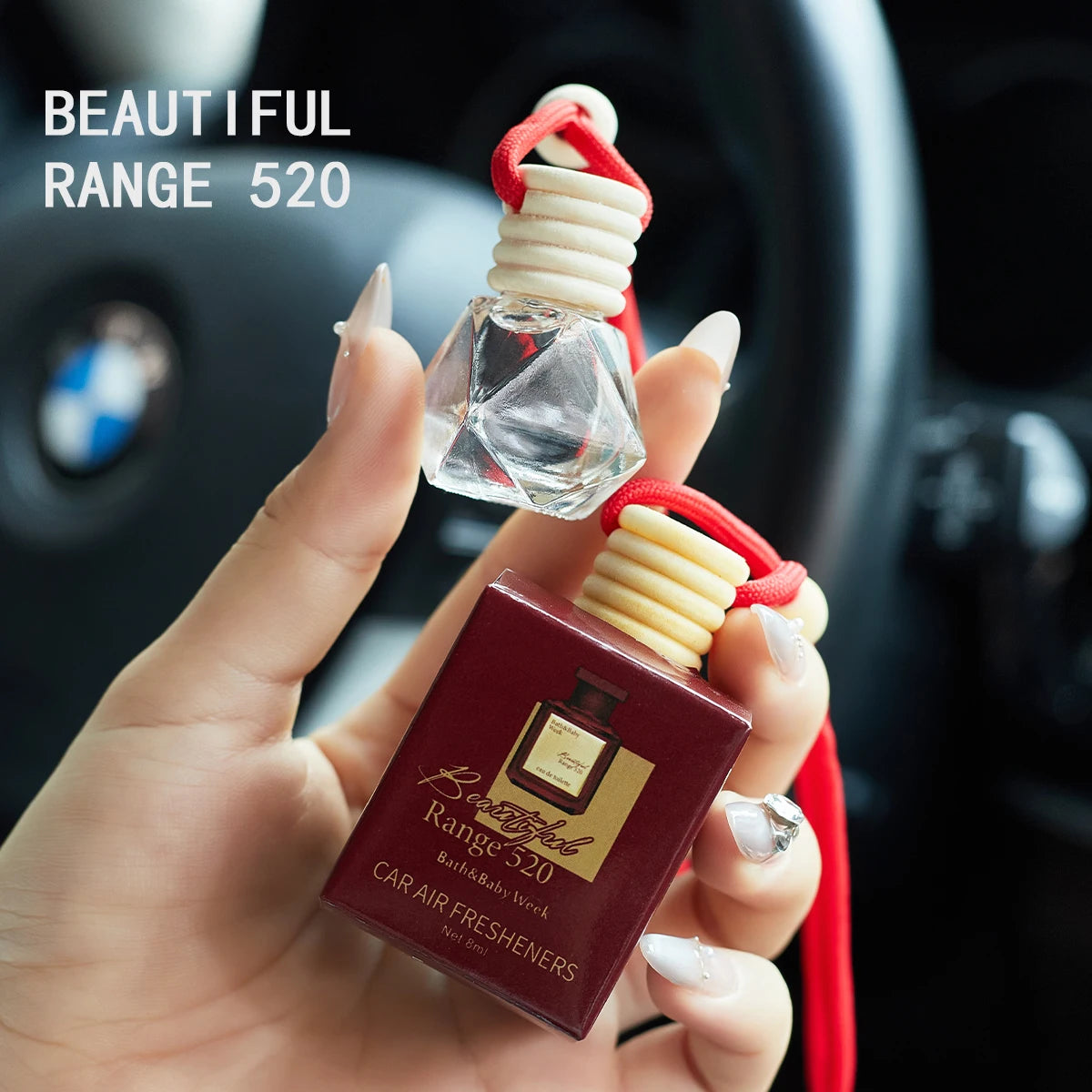 Car perfume, a fragrance used for car interior accessories, a long-term car air freshener, keep fresh and clean scents.