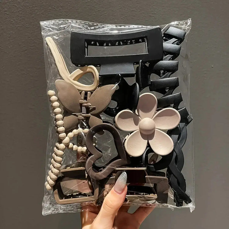 LUXEHAEVEN Frosted Shark Clip Se