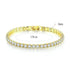 LUXEHAEVEN Stackable Gold Bracelets Bangles for Women Girls 14K Gold Plated