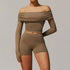 LUXEHAEVEN Yoga Set - 2 Piece Women Fitness Outfits