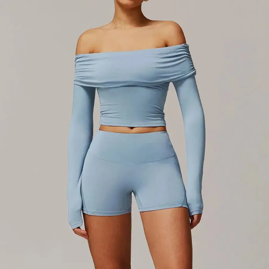 LUXEHAEVEN Yoga Set - 2 Piece Women Fitness Outfits