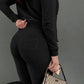 LUXEHAEVEN Elegant Velvet 3 Piece Set for Women
