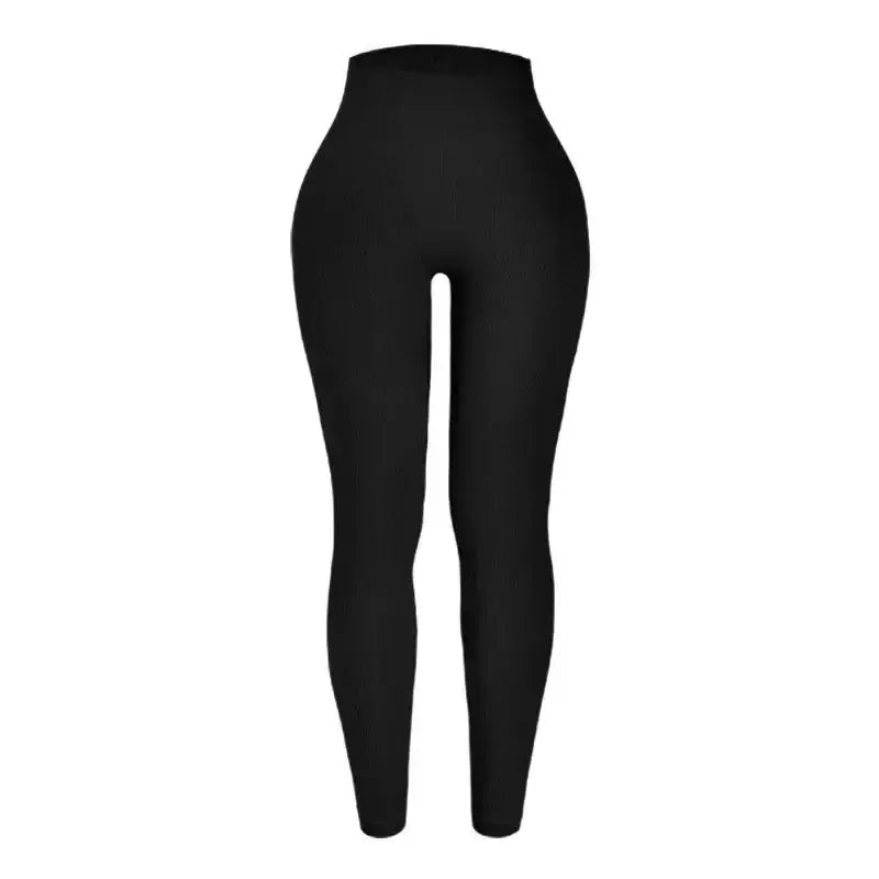 LUXEHAEVEN Seamless Knit Yoga Leggings