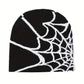 LUXEHAEVEN Spider Web Pattern Knit Hat | Unisex