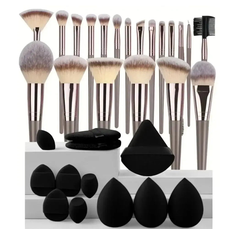 LUXEHAEVEN Fluffy Beauty Brush Kit