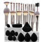 LUXEHAEVEN Fluffy Beauty Brush Kit