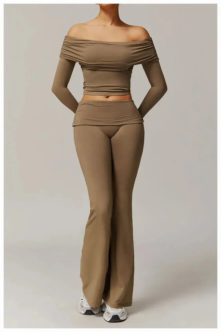 LUXEHAEVEN Yoga Set - 2 Piece Women Fitness Outfits