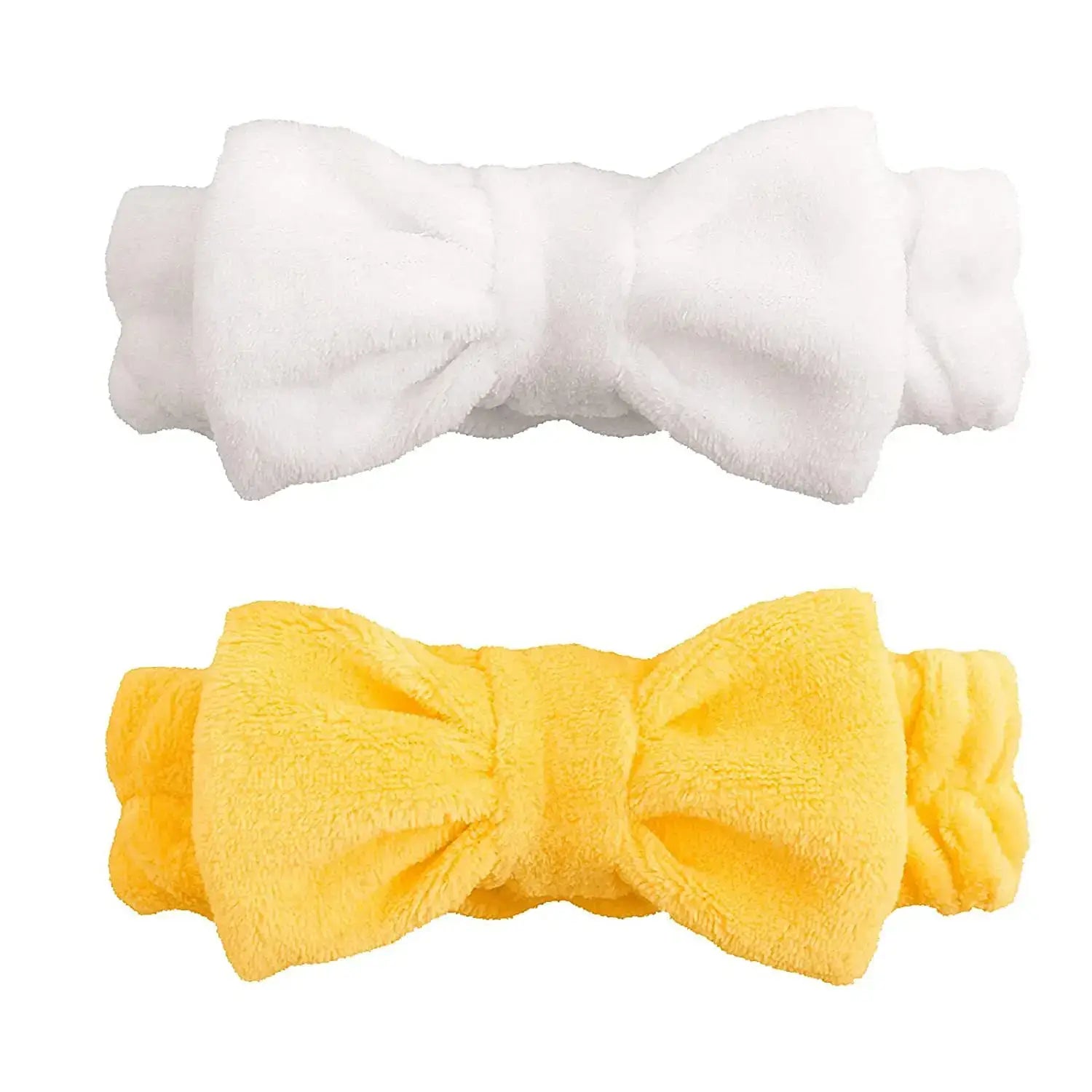 LUXEHAEVEN 3Pcs Spa Headband & Wristband Set for Comfort