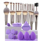 LUXEHAEVEN Fluffy Beauty Brush Kit