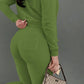 LUXEHAEVEN Elegant Velvet 3 Piece Set for Women
