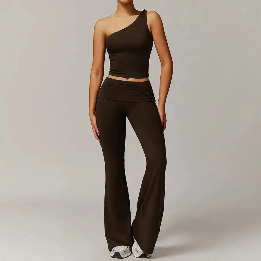 LUXEHAEVEN Yoga Set - 2 Piece Women Fitness Outfits