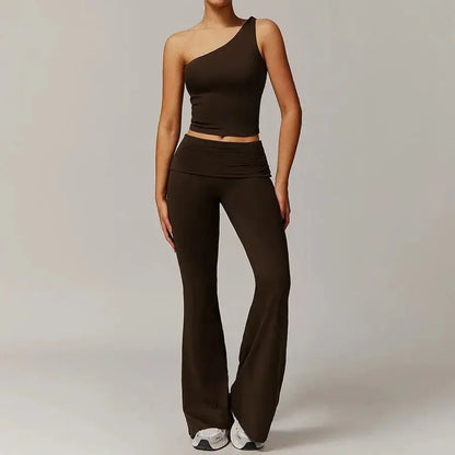 LUXEHAEVEN Yoga Set - 2 Piece Women Fitness Outfits