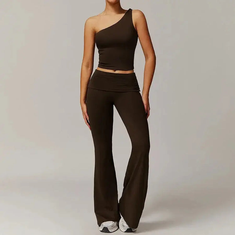 LUXEHAEVEN Yoga Set - 2 Piece Women Fitness Outfits