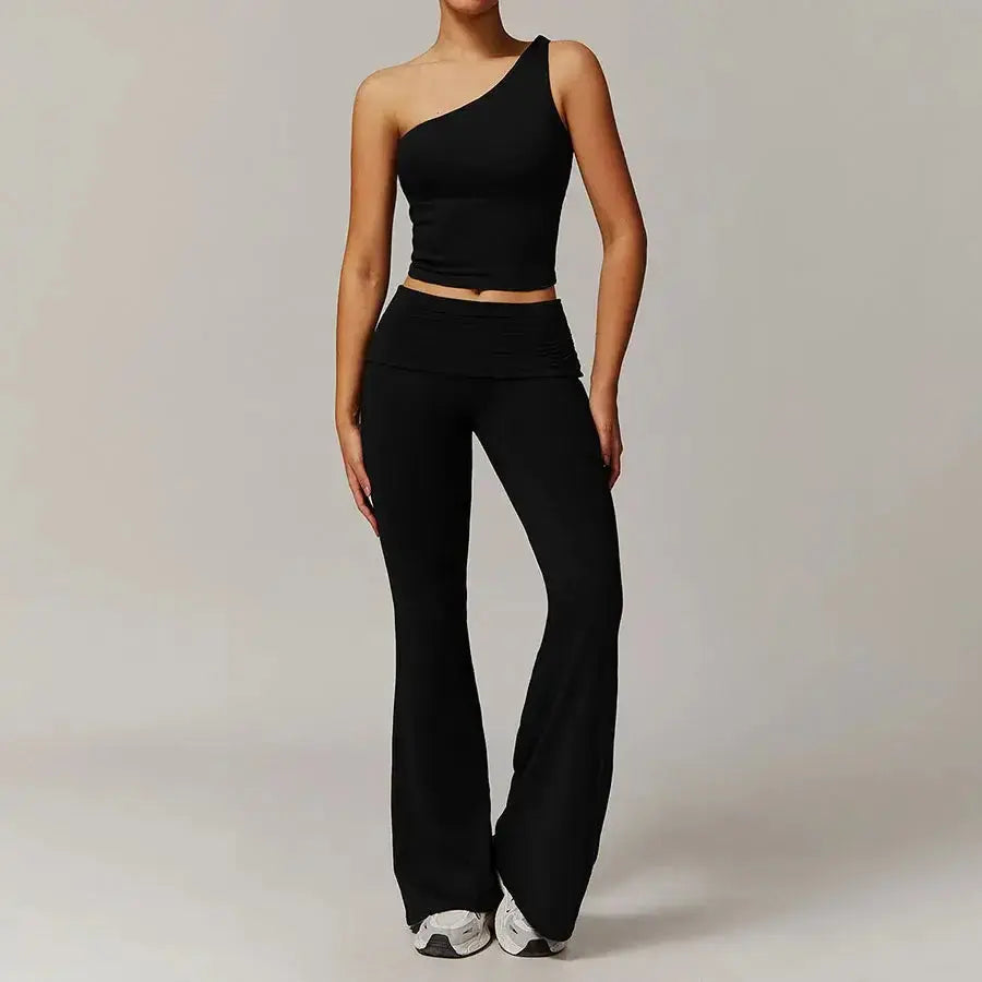 LUXEHAEVEN Yoga Set - 2 Piece Women Fitness Outfits