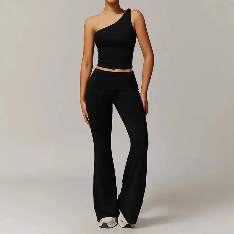 LUXEHAEVEN Yoga Set - 2 Piece Women Fitness Outfits