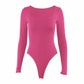 LUXEHAEVEN Square Neck Y2K Bodysuit