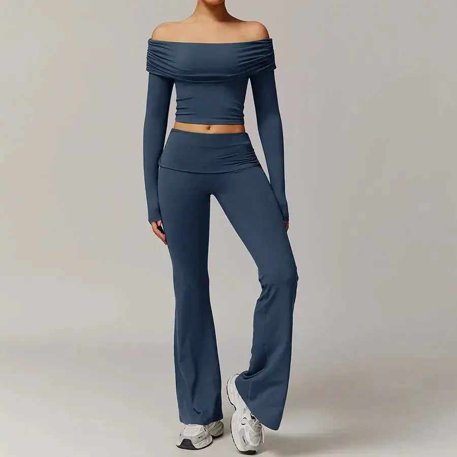 LUXEHAEVEN Yoga Set - 2 Piece Women Fitness Outfits