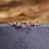 Lab Grown Diamond 14K Solid Gold Brilliant Cut Yellow Gold Curved Eternity Anniversary Dainty Stacking Wedding Band IGI