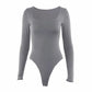 LUXEHAEVEN Square Neck Y2K Bodysuit