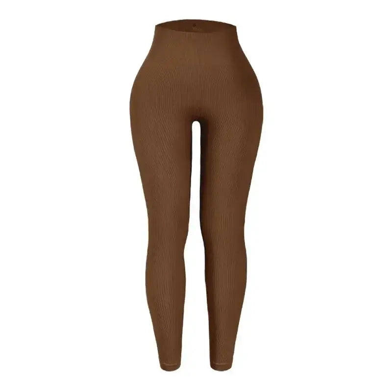 LUXEHAEVEN Seamless Knit Yoga Leggings