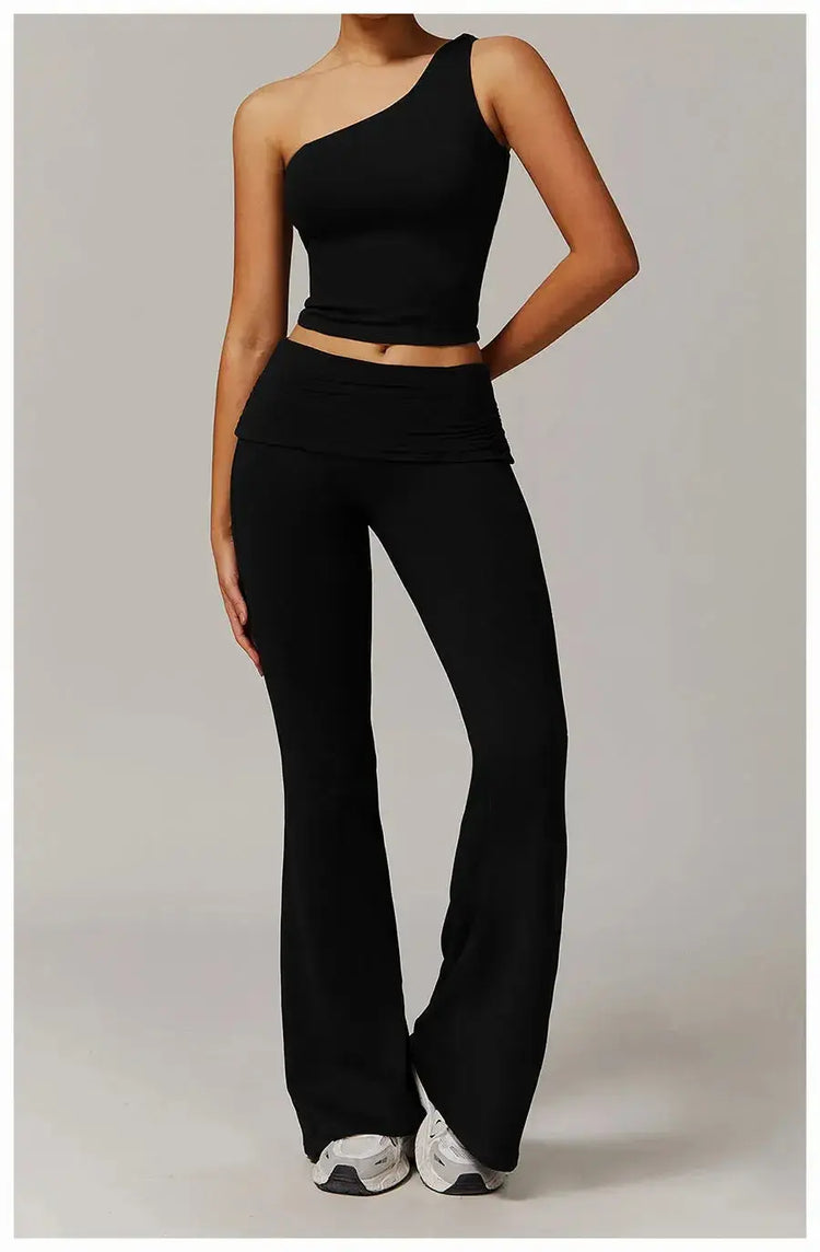 LUXEHAEVEN Yoga Set - 2 Piece Women Fitness Outfits