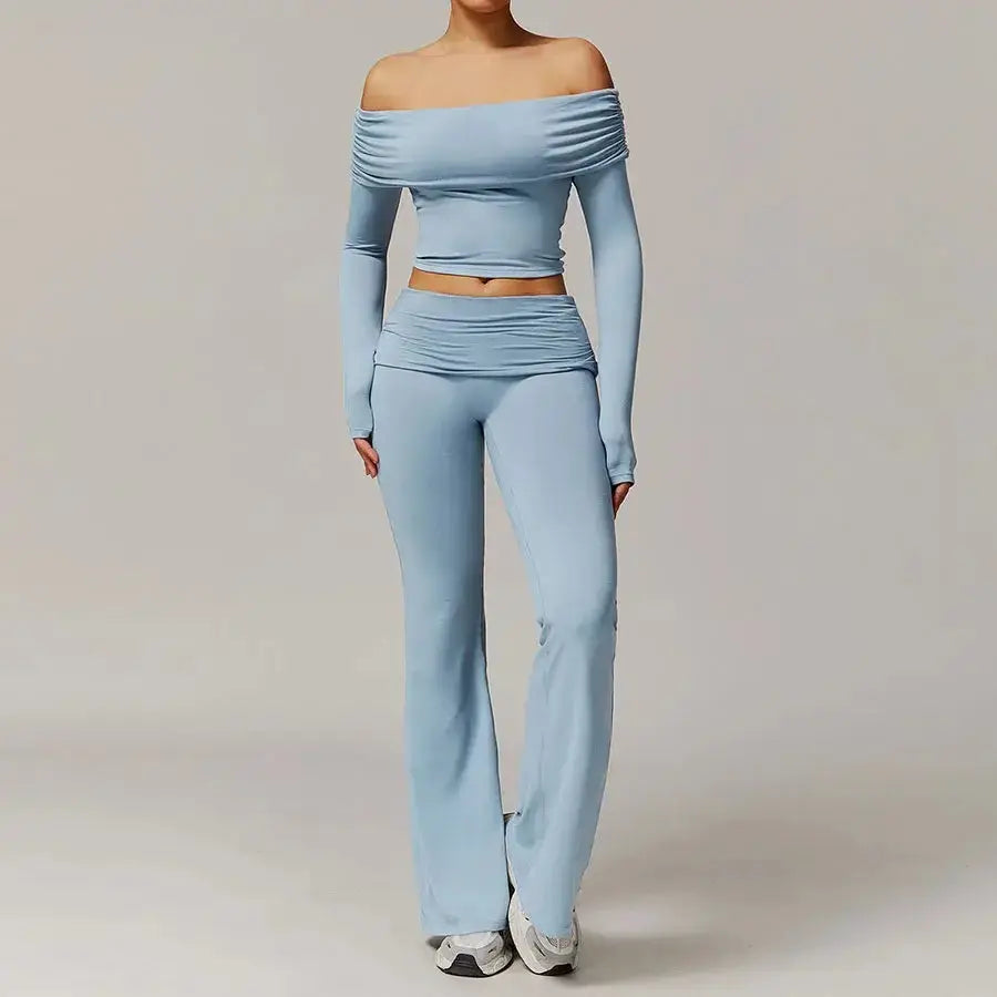 LUXEHAEVEN Yoga Set - 2 Piece Women Fitness Outfits
