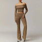 LUXEHAEVEN Yoga Set - 2 Piece Women Fitness Outfits