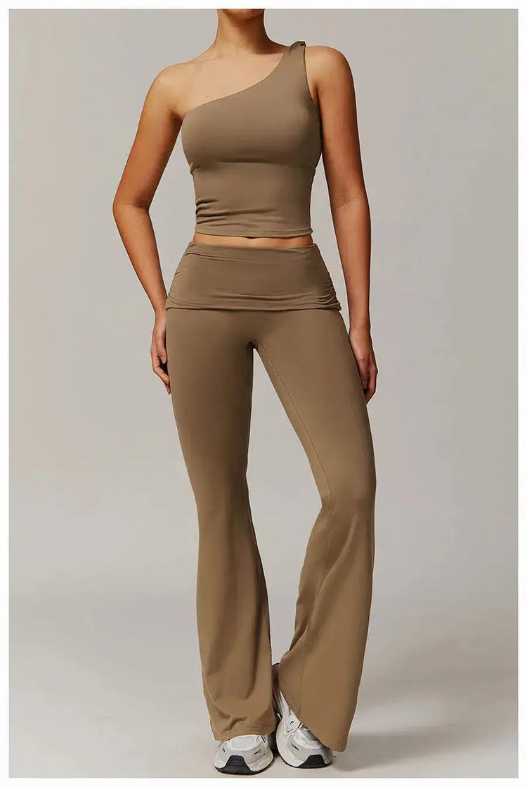 LUXEHAEVEN Yoga Set - 2 Piece Women Fitness Outfits