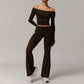 LUXEHAEVEN Yoga Set - 2 Piece Women Fitness Outfits